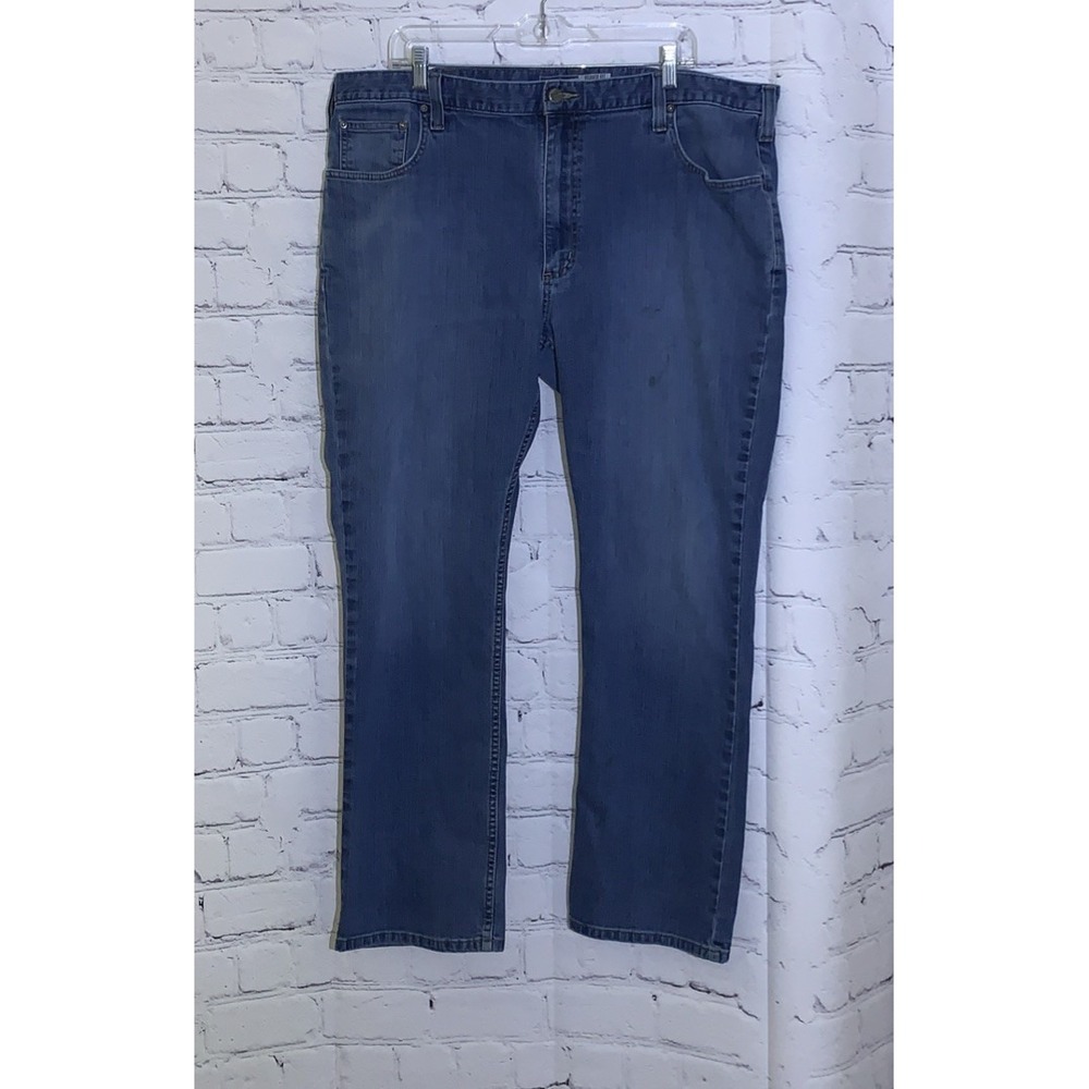 Carhartt Jeans Men's 42X30 Rugged Flex Relaxed Fit Blue Denim 102804-964